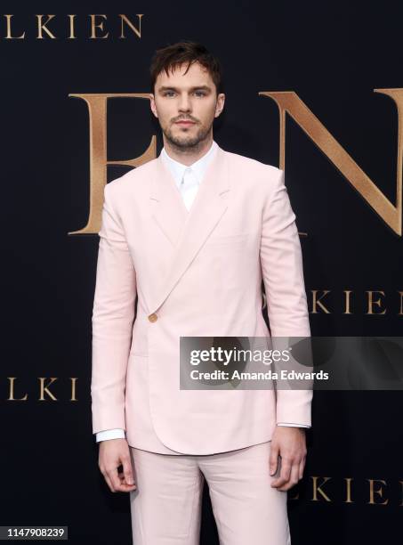 Nicholas Hoult arrives at the LA Special Screening of Fox Searchlight Pictures' "Tolkien" at the Regency Village Theatre on May 08, 2019 in Westwood,...