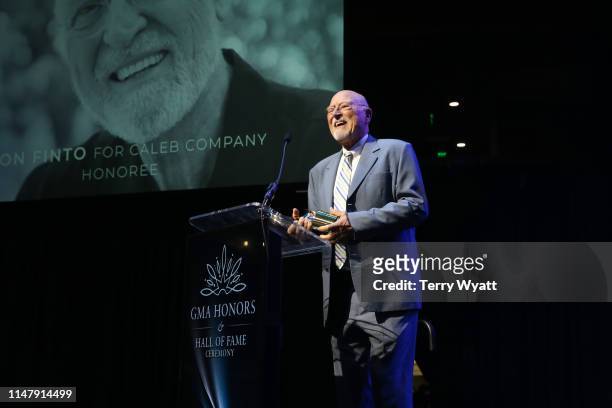 Honoree Don Finto speaks during the 6th Annual GMA Honors and Hall of Fame Ceremony at Allen Arena, Lipscomb University on May 08, 2019 in Nashville,...