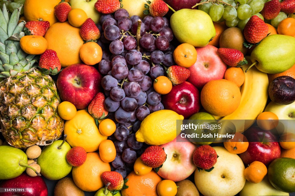 Colorful fruit background