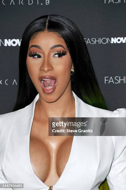 Cardi B attends the Fashion Nova x Cardi B Collection Launch Party at Hollywood Palladium on May 08, 2019 in Los Angeles, California.