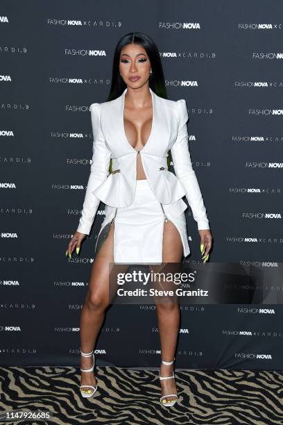 Cardi B attends the Fashion Nova x Cardi B Collection Launch Party at Hollywood Palladium on May 08, 2019 in Los Angeles, California.