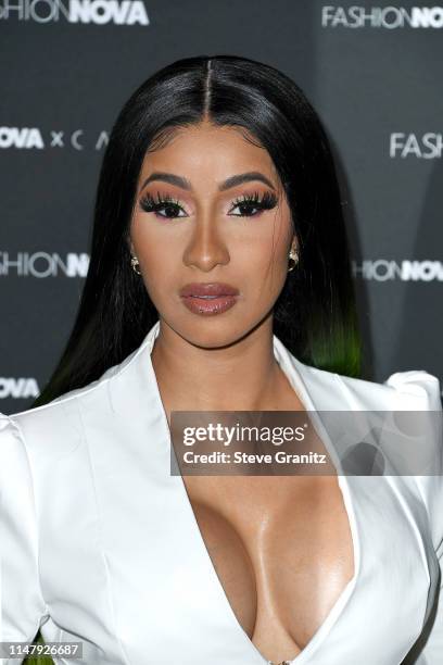 Cardi B attends the Fashion Nova x Cardi B Collection Launch Party at Hollywood Palladium on May 08, 2019 in Los Angeles, California.