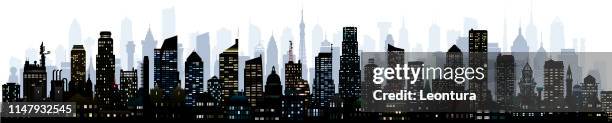 city (all buildings are complete and moveable) - generic office stock illustrations