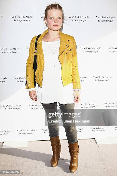 Melanie Thierry attends the Van Cleef & Arpels Flagship Opening Cocktail Place Vendome on May 26, 2011 in Paris, France.