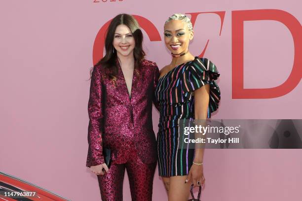 Tanya Taylor and Tati Gabrielle attend the 2019 CFDA Awards at The Brooklyn Museum on June 3, 2019 in New York City.