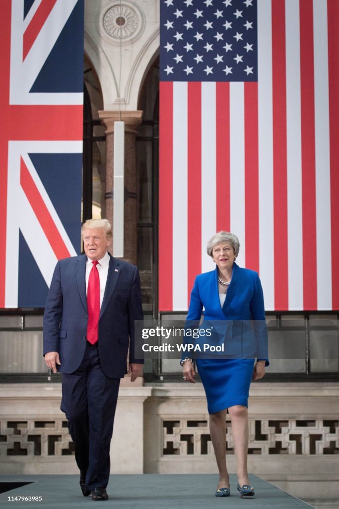 U.S. President Trump's State Visit To UK - Day Two