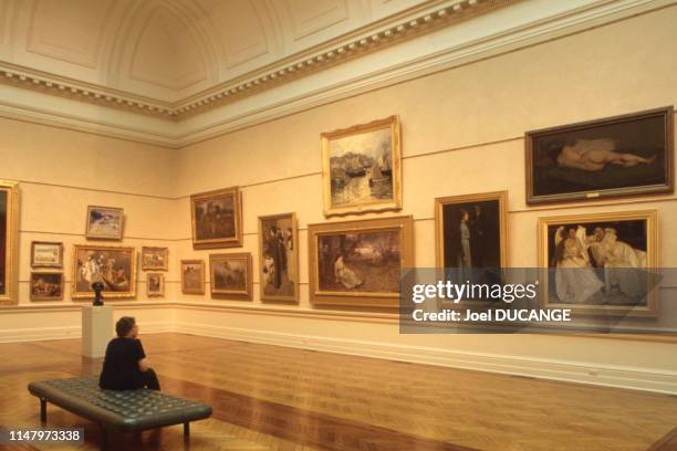 Salle de la galerie d'art de Nouvelle-Galles du Sud à Sydney, en 2000, Australie.