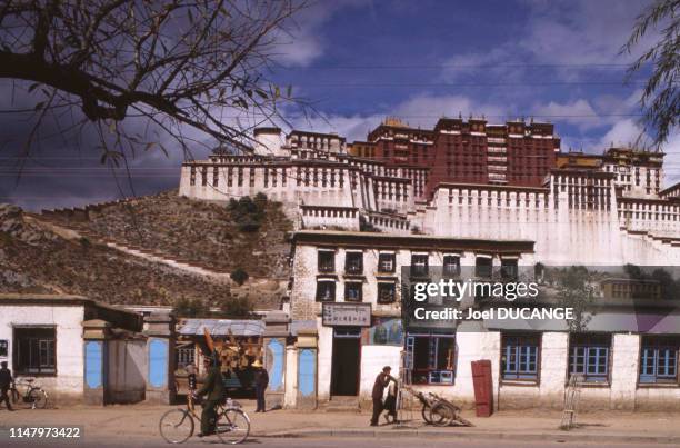 Le palais du Potala à Lhassa, au Tibet, Chine.