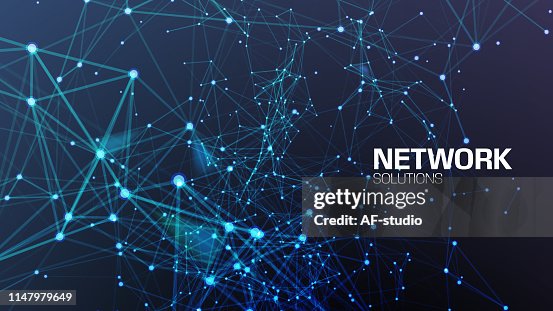 Abstract Network Background High-Res Vector Graphic - Getty Images
