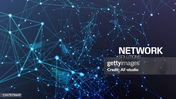 abstract network background - poland landscape stock illustrations