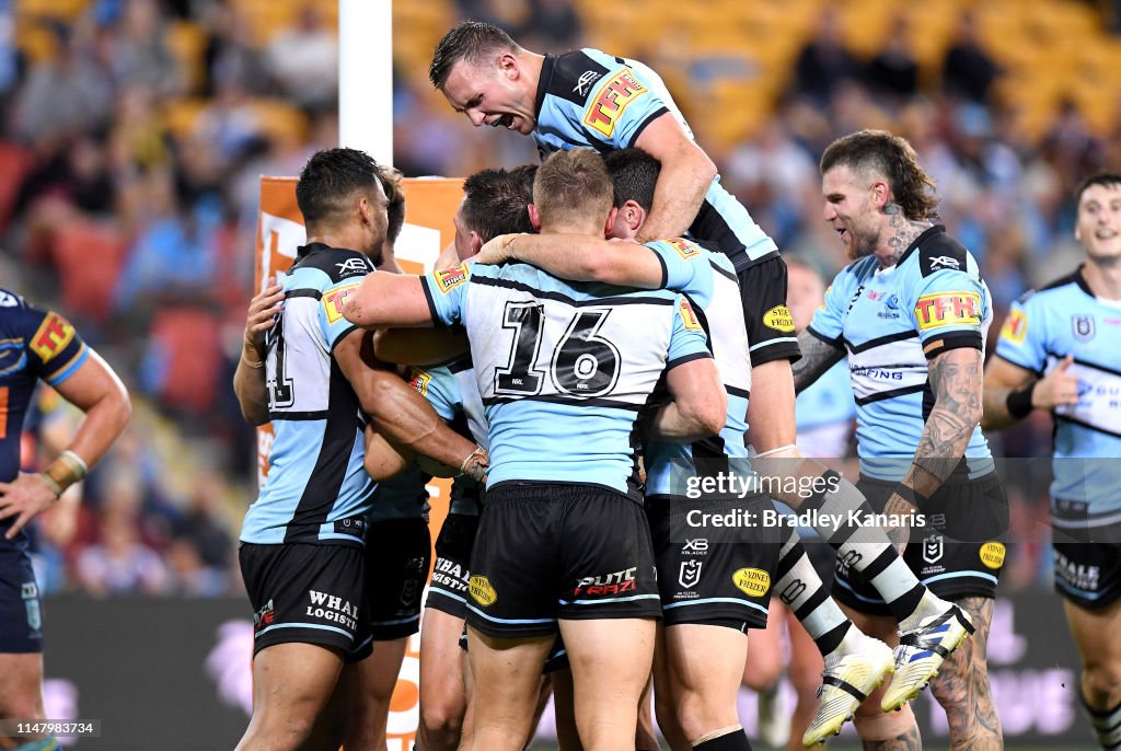 NRL Rd 9 - Titans v Sharks