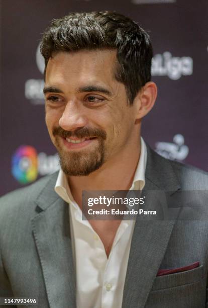 Javier Fernandez presents 'Flamenco On Ice' at the Japanese Embassy on May 09, 2019 in Madrid, Spain.