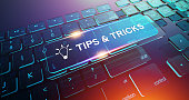 Tips & Tricks Button on Computer Keyboard
