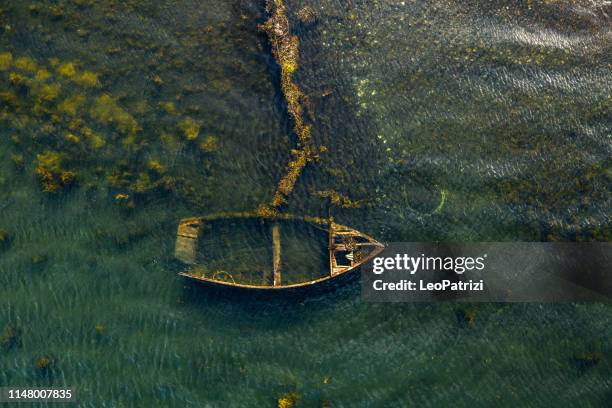 old wooden ship - abandoned boat stock pictures, royalty-free photos & images