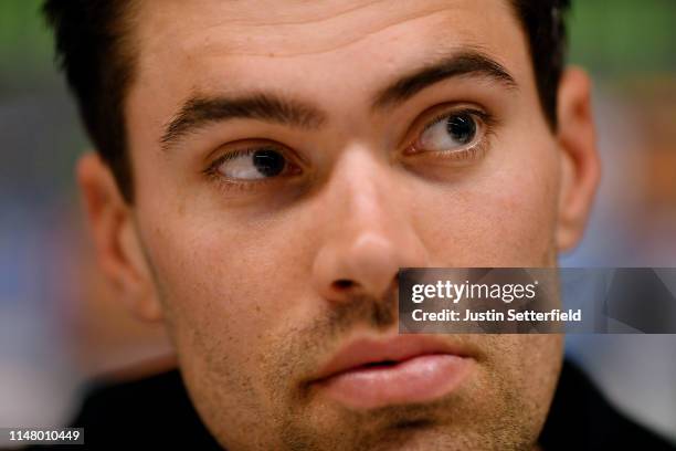 Tom Dumoulin of The Netherlands and Team Sunweb / during the 102nd Giro d'Italia 2019 - Team Sunweb Press Conference / Tour of Italy / #Giro /...