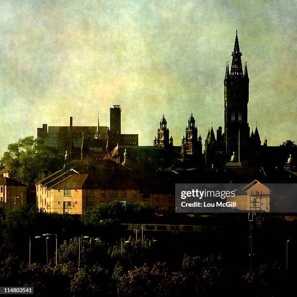 glasgow university - glasgow university stock pictures, royalty-free photos & images