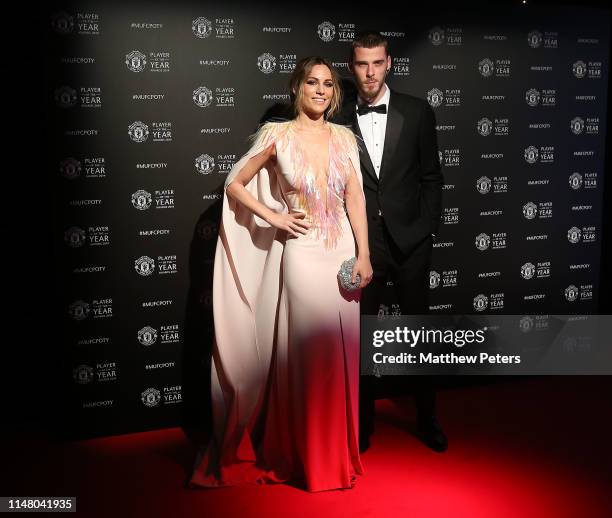 David de Gea of Manchester United arrives at the club's annual Player of the Year awards at Old Trafford on May 09, 2019 in Manchester, England.