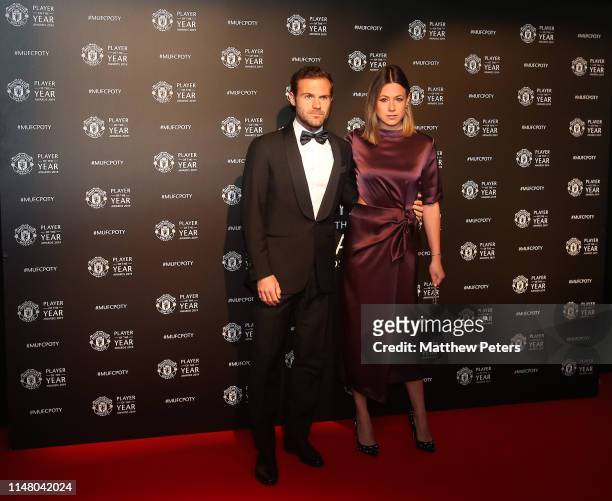 Juan Mata of Manchester United arrives at the club's annual Player of the Year awards at Old Trafford on May 09, 2019 in Manchester, England.