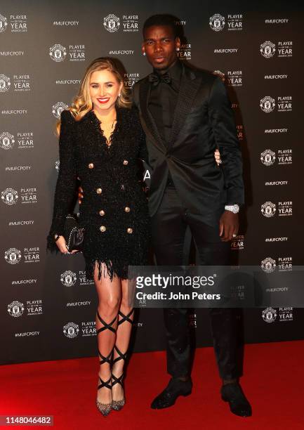 Paul Pogba of Manchester United arrives at the club's annual Player of the Year awards at Old Trafford on May 09, 2019 in Manchester, England.