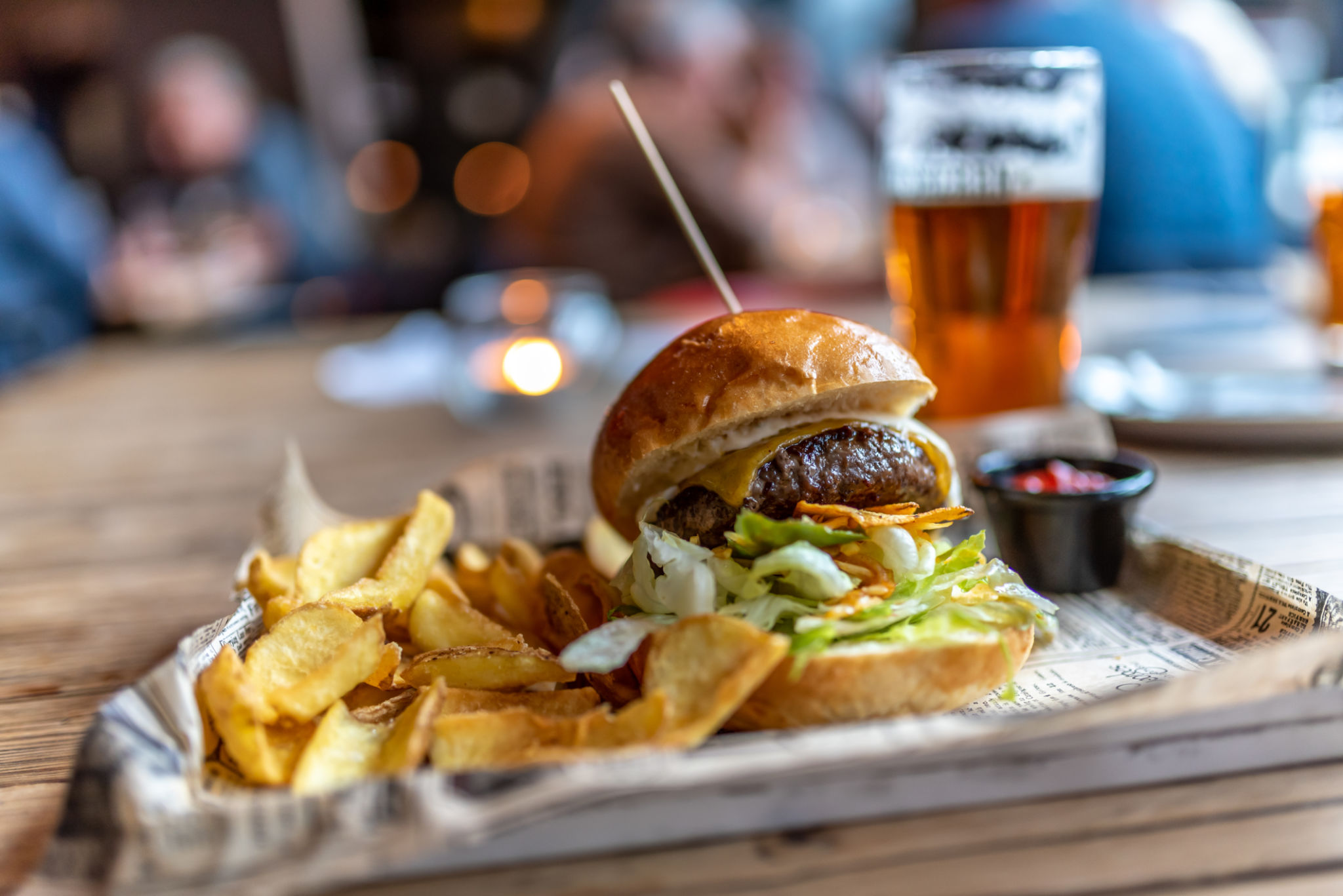 beer and food