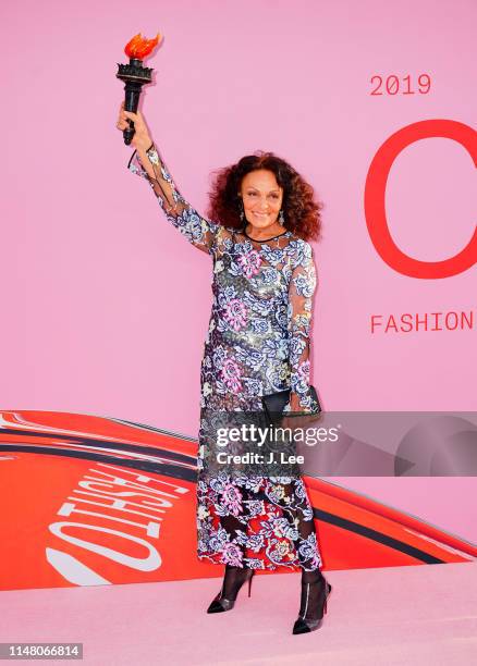 Diane von Furstenberg at CFDA Awards at Brooklyn Art Museum on June 3, 2019 in New York City.