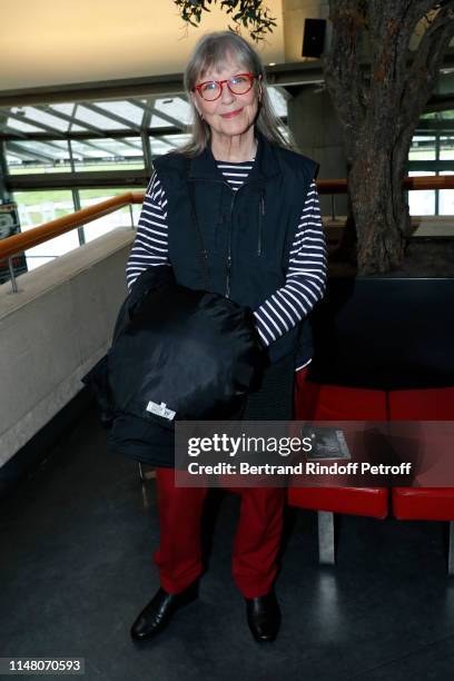 Actress Marina Vlady attends the Tribute to Director Michel Deville at Cinematheque Francaise on May 09, 2019 in Paris, France.