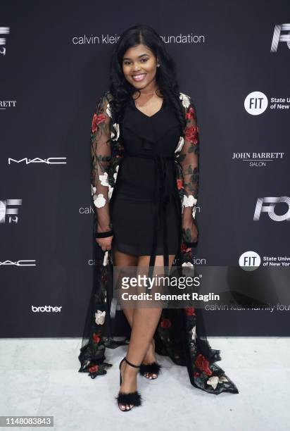 Dorshelle Guillaume attends the FIT Future of Fashion Runway Show on May 09, 2019 in New York City.