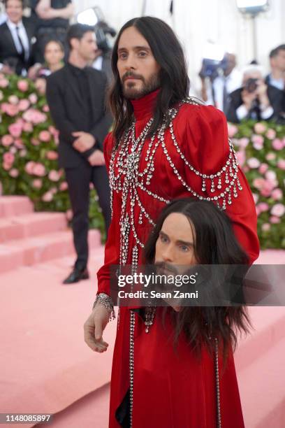 Jared Leto attends The Metropolitan Museum Of Art's 2019 Costume Institute Benefit "Camp: Notes On Fashion" at Metropolitan Museum of Art on May 6,...