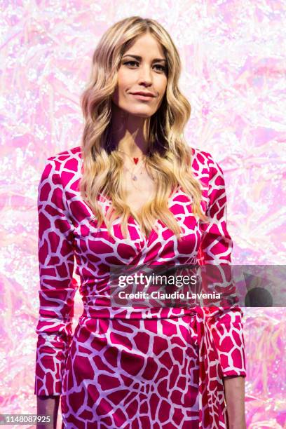 Elena Santarelli attends the Huawei Fashion Flair event on May 09, 2019 in Milan, Italy.