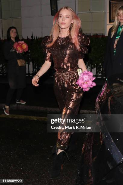 Mary Charteris attending a private dinner hosted by Michael Kors at Browns Hotel Mayfair on May 09, 2019 in London, England.