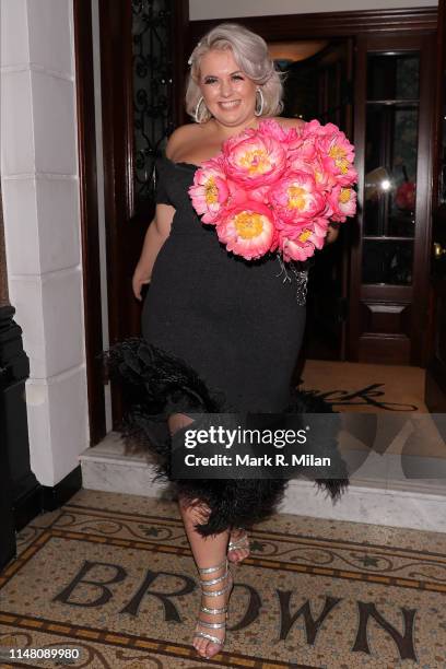 Felicity Hayward attending a private dinner hosted by Michael Kors at Browns Hotel Mayfair on May 09, 2019 in London, England.