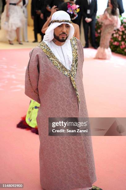 French Montana attends The Metropolitan Museum Of Art's 2019 Costume Institute Benefit "Camp: Notes On Fashion" at Metropolitan Museum of Art on May...