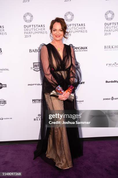 Natalia Woerner attends the Duftstars 2019 at Rheinterrasse on May 09, 2019 in Duesseldorf, Germany.