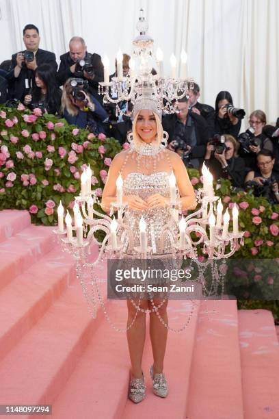 Katy Perry attends The Metropolitan Museum Of Art's 2019 Costume Institute Benefit "Camp: Notes On Fashion" at Metropolitan Museum of Art on May 6,...