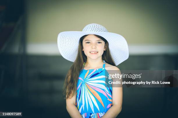 little girl derby day - derby day stock pictures, royalty-free photos & images