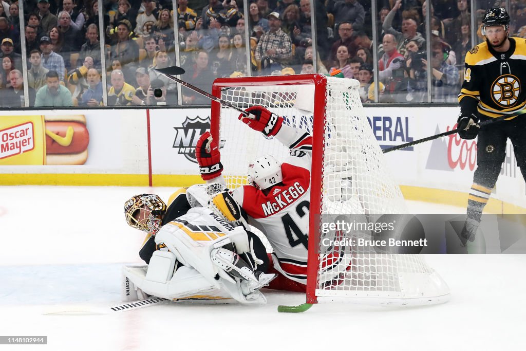 Carolina Hurricanes v Boston Bruins - Game One