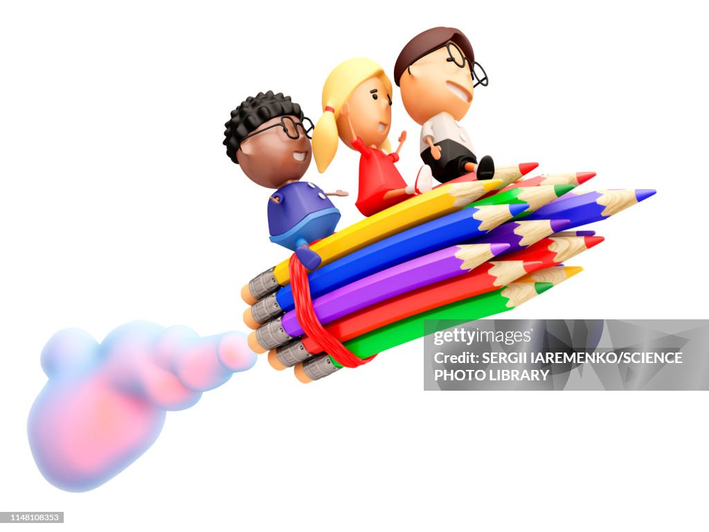 Education, conceptual illustration
