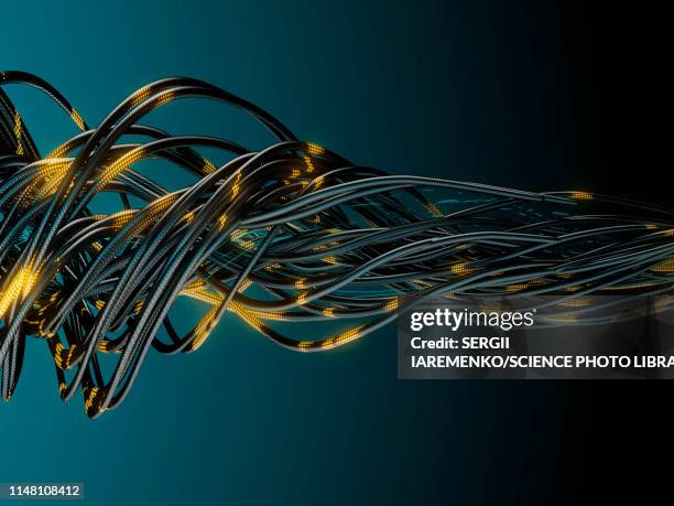 network cables, illustration - cable stock illustrations