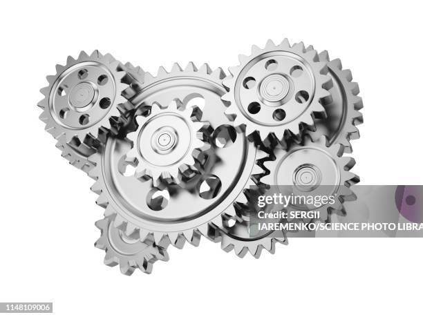 gear wheels, illustration - getriebe stock-grafiken, -clipart, -cartoons und -symbole