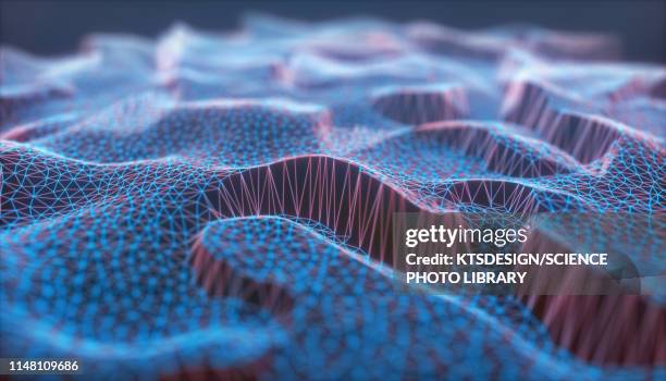 cloud computing, conceptual illustration - neurons brain stock pictures, royalty-free photos & images