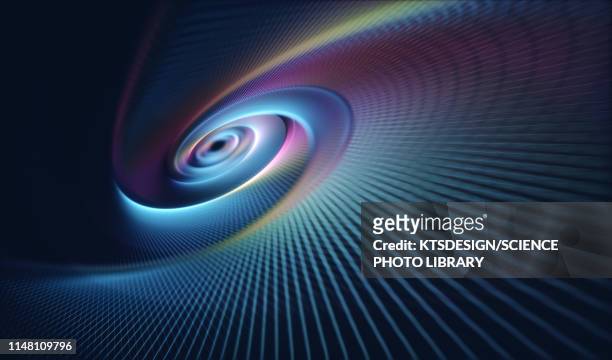 abstract spiral, illustration - perspective stock illustrations