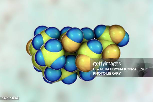 aldosterone hormone, molecular model - adrenal gland bildbanksfoton och bilder