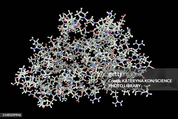 erythropoietin hormone molecule, illustration - hormones stock illustrations