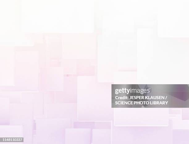 overlapping squares, illustration - square pattern stock illustrations