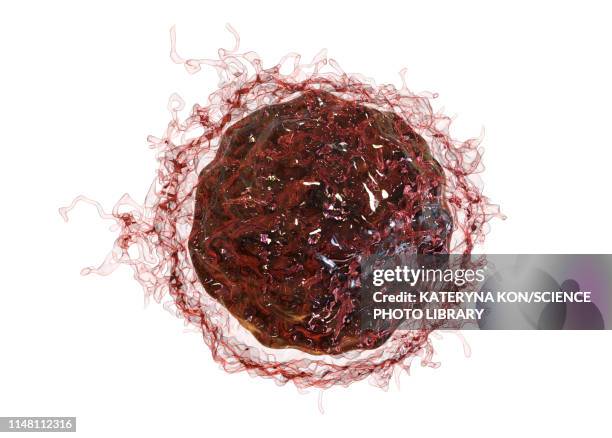 cancer cell, illustration - hautkrebs stock-grafiken, -clipart, -cartoons und -symbole