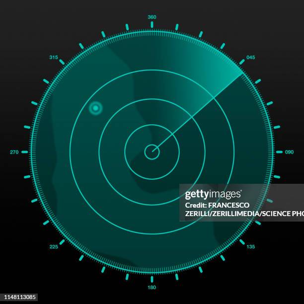 radar screen, illustration - radar stock illustrations