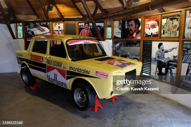 In the family museum of Pablo Escobar run by Roberto Escobar, his eldest brother also known as "The Accountant" an old racing car which was his...