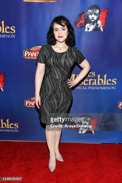 Mara Wilson at the opening night performance of "Les Misérables" at the Pantages Theatre on May 09, 2019 in Hollywood, California.