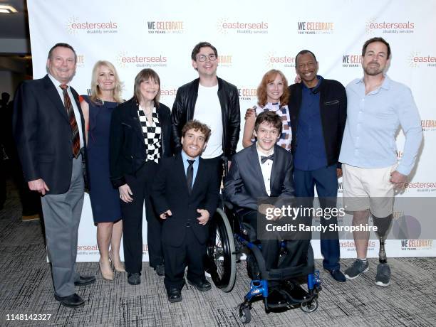 Mark Whitley, CEO of Easterseals Southern California, Molly Pyott, Chair of the Board for Easterseals Southern California, Geri Jewell, Ryan...