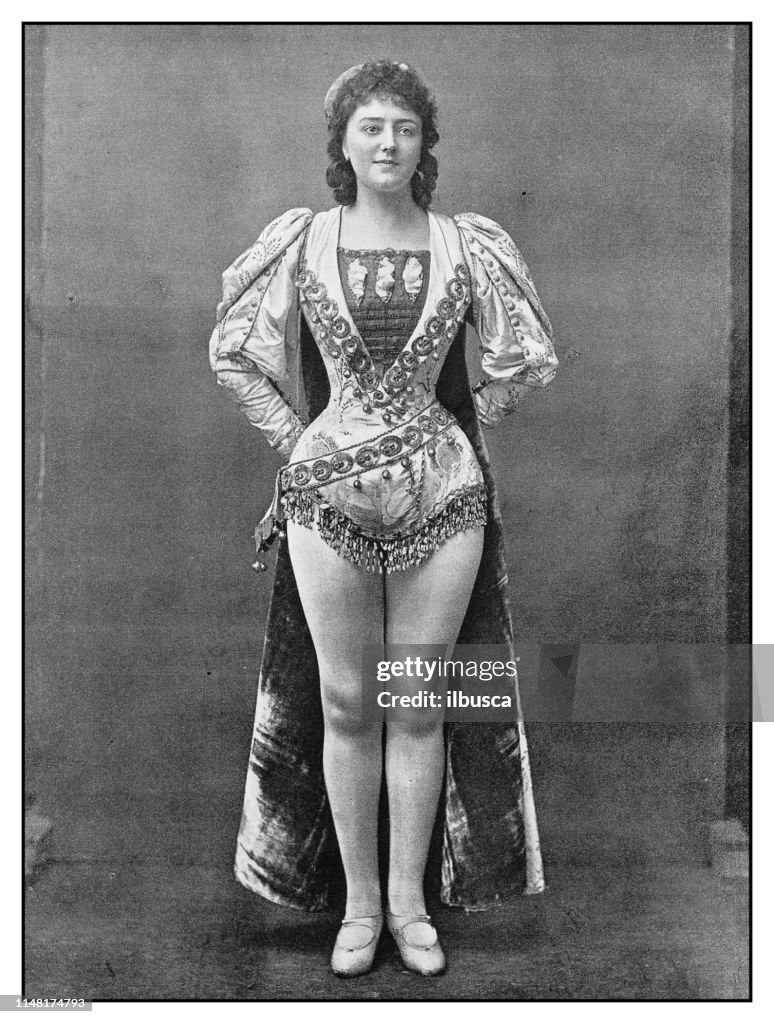 Antique photo: Miss Hamer